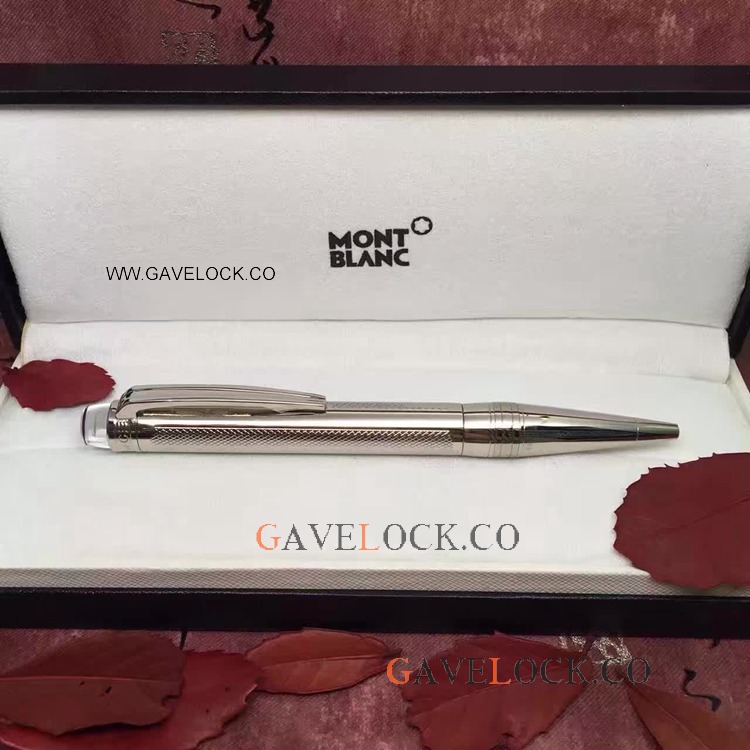 Mont Blanc Starwalker Ballpoint Pen Silver Ballpoint Pen